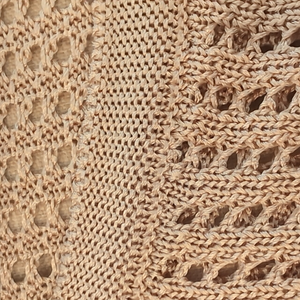 Revolve LPA Leo Off-Shoulder Open Knit Sweater Dusty Pink Small - Picture 3 of 8